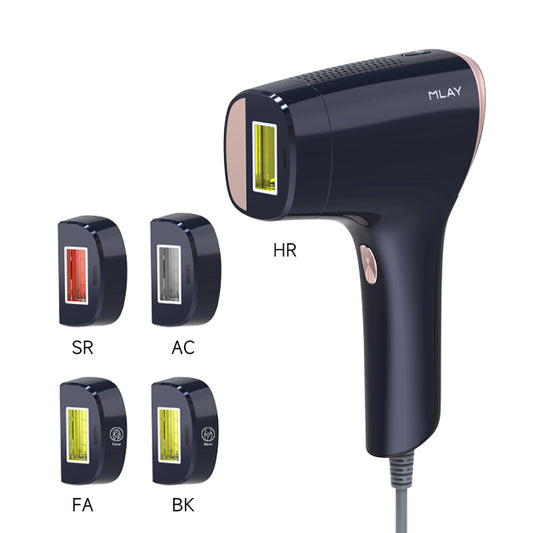 Head IPL Hair Removal Device T19 Separated Ice Cooling Function Smart Skin Sensing Replaceable Lamp