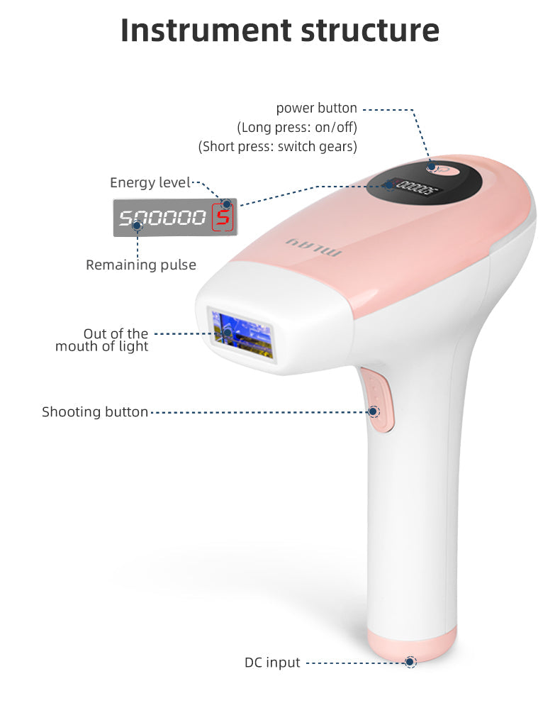 IPL hair removal FDA & SFDA & CFDA medical certified 100% safe T2