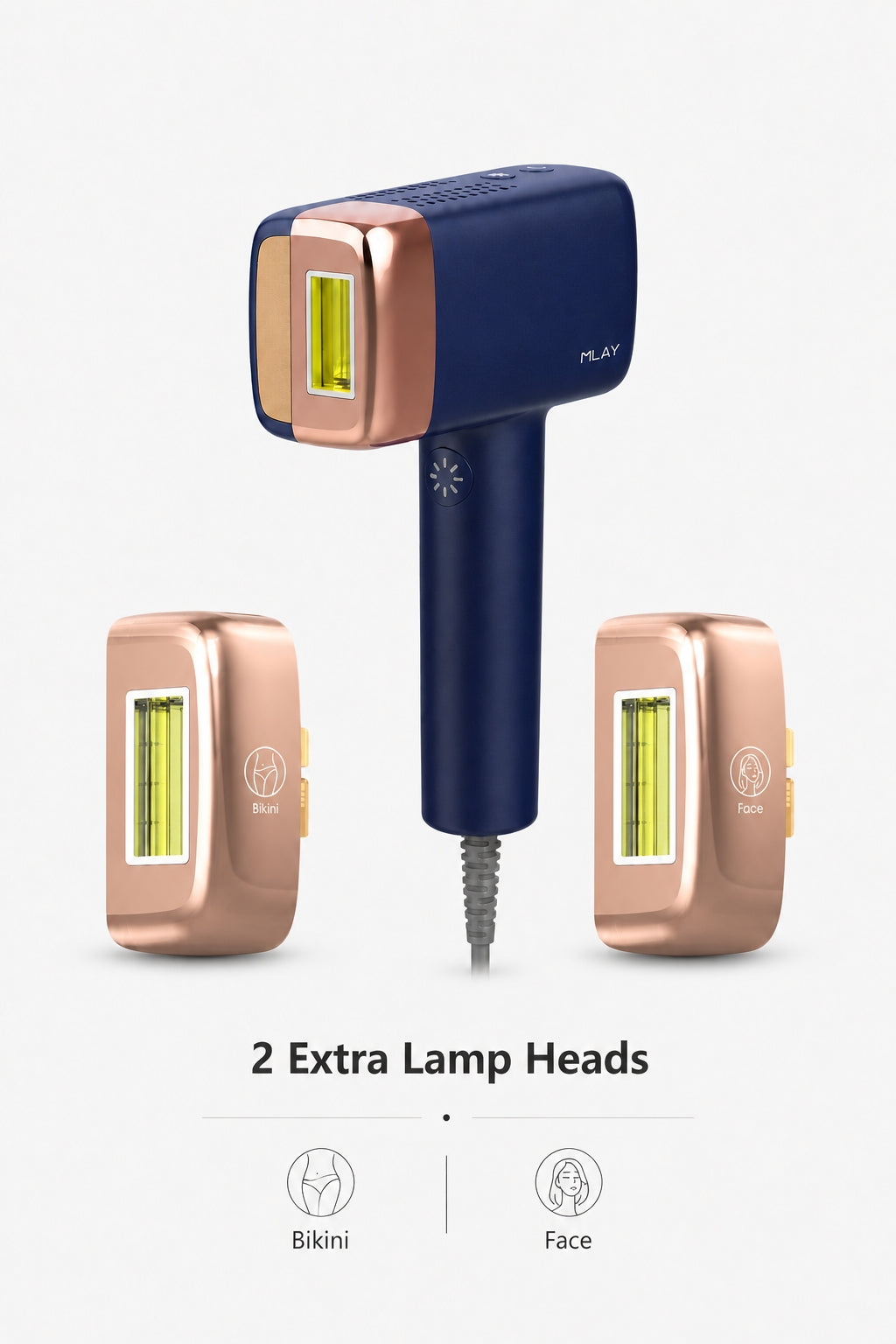 MLAY T14 Ice Cooling IPL Hair Removal Device | 17J High Energy, Painless At-Home Hair Remover