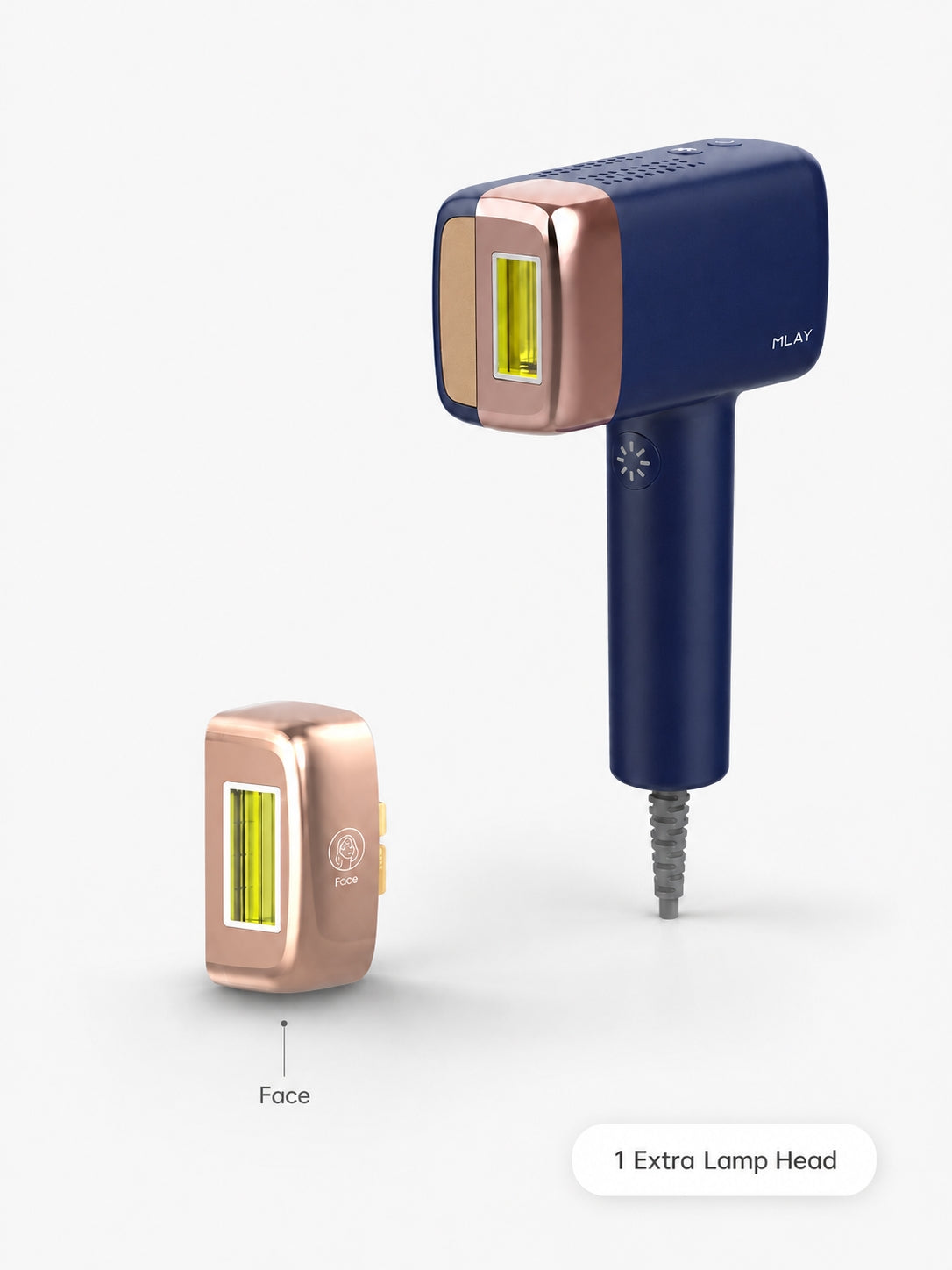 MLAY T14 Ice Cooling IPL Hair Removal Device | 17J High Energy, Painless At-Home Hair Remover