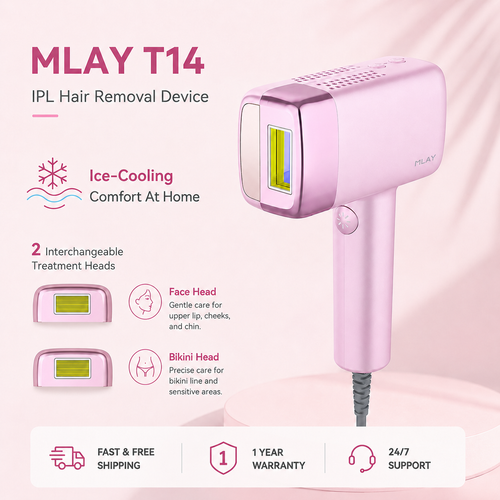 MLAY T14A Ice Cooling-High Energy Replaceable-Head IPL Device
