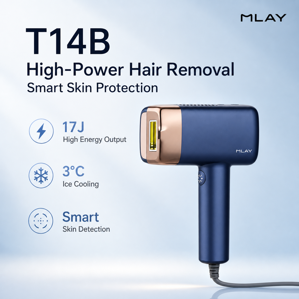 MLAY T14B Skin Tone Recognition- IPL Hair Removal
