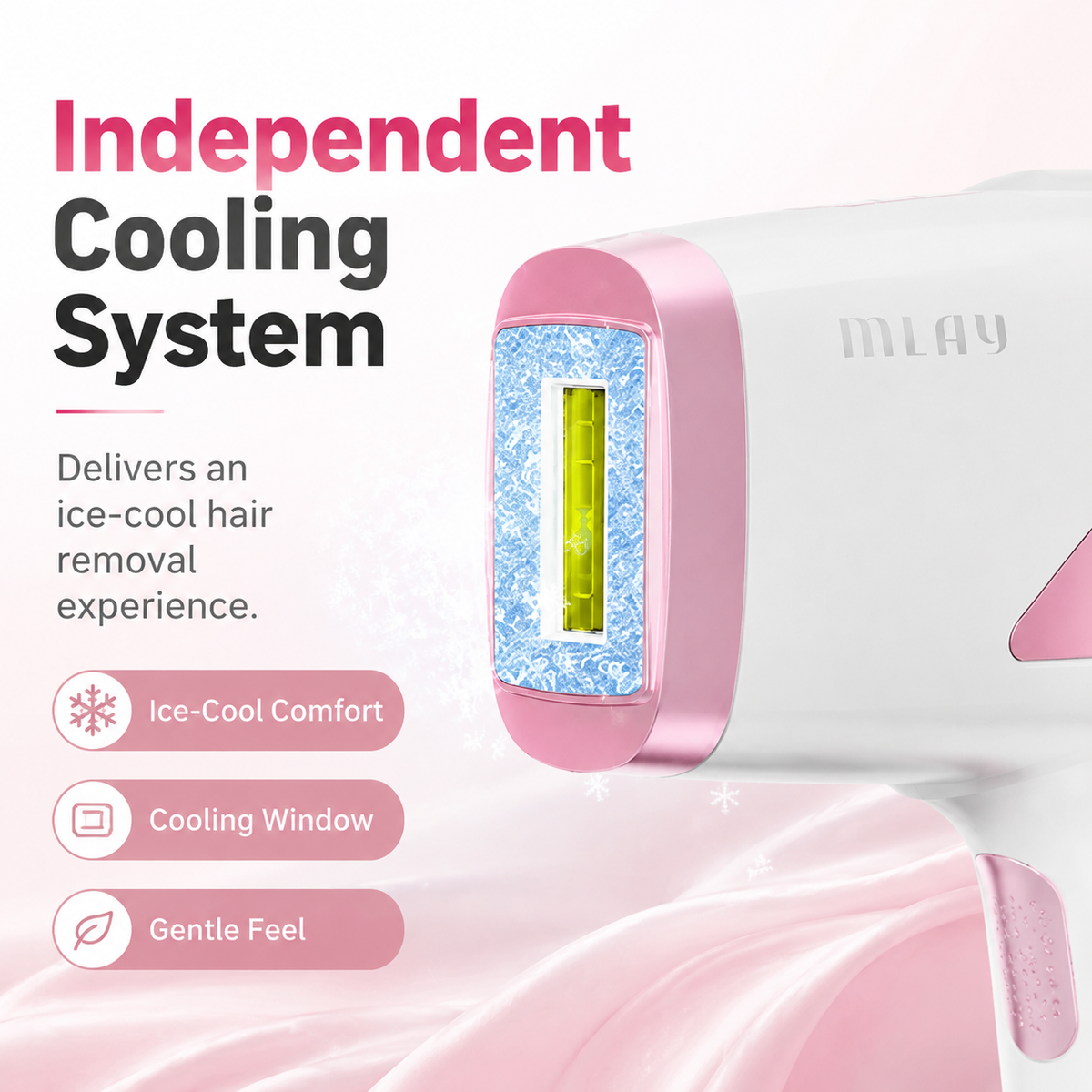 MLAY T4  Home Use IPL Hair Removal Device with Ice-Cooling System