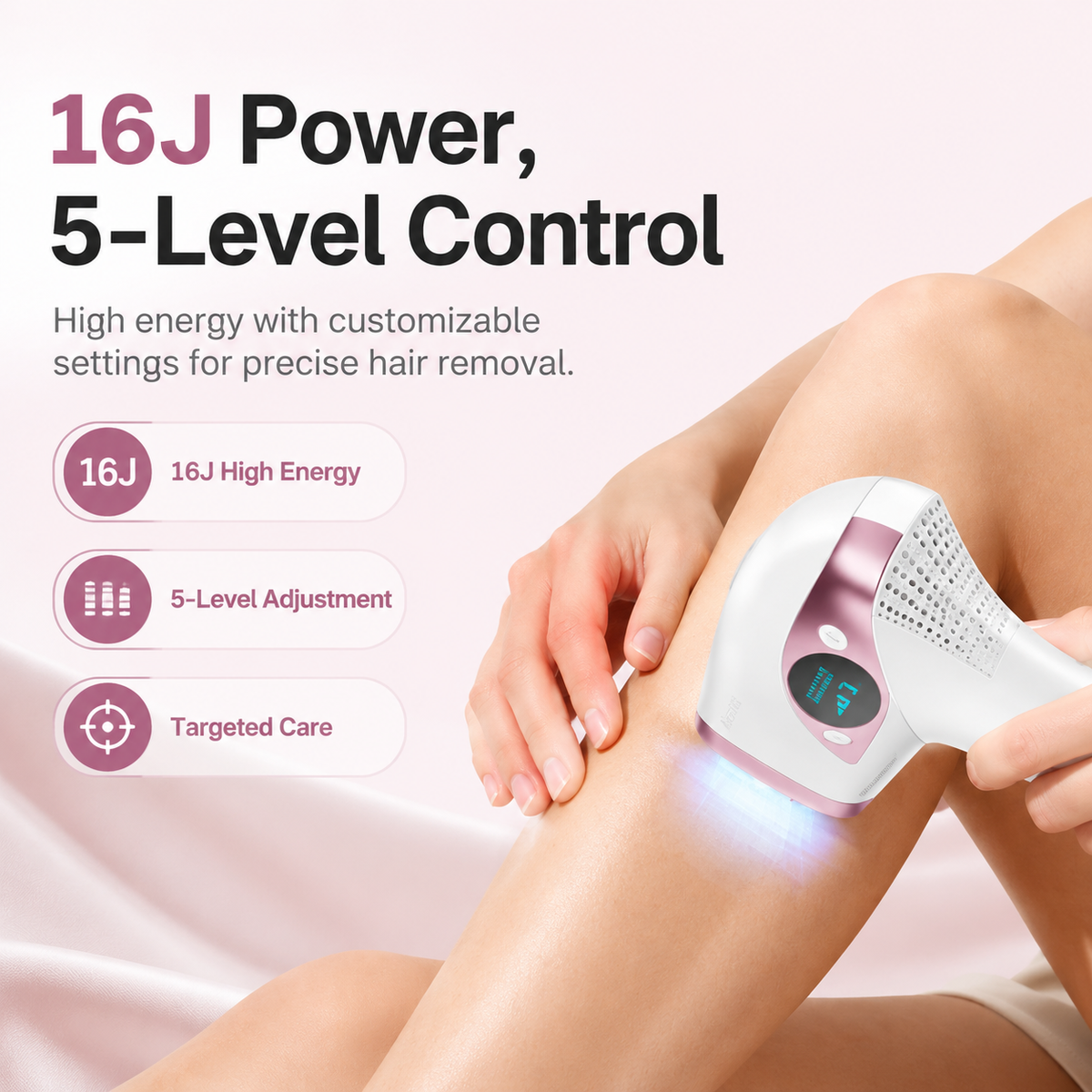 MLAY T4  Home Use IPL Hair Removal Device with Ice-Cooling System