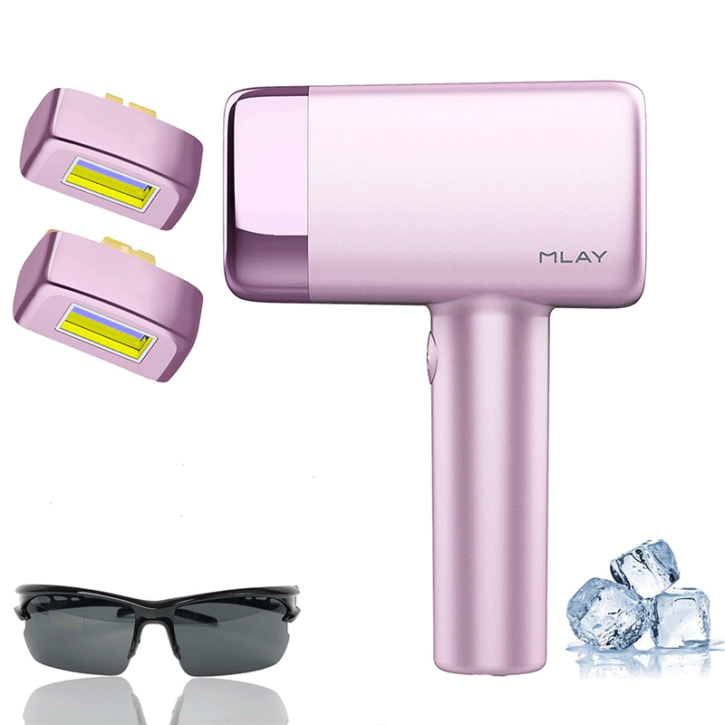 MLAY T14 Ice Cooling IPL Hair Removal Device | 17J High Energy, Painless At-Home Hair Remover