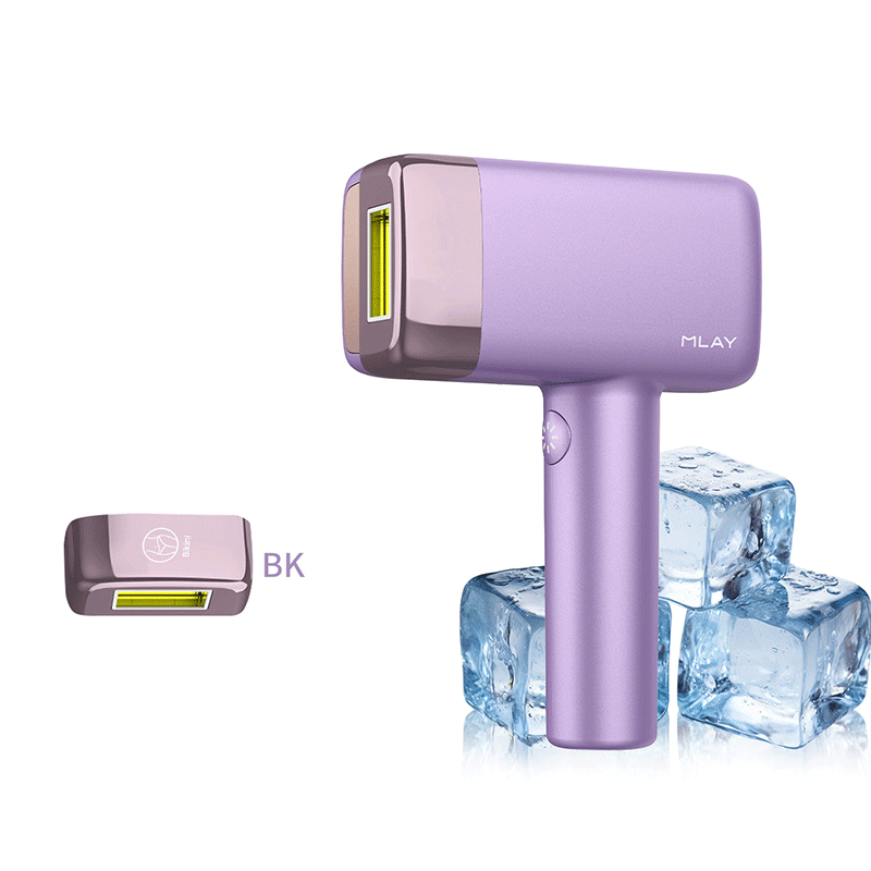 MLAY T14 Ice Cooling IPL Hair Removal Device | 17J High Energy, Painless At-Home Hair Remover