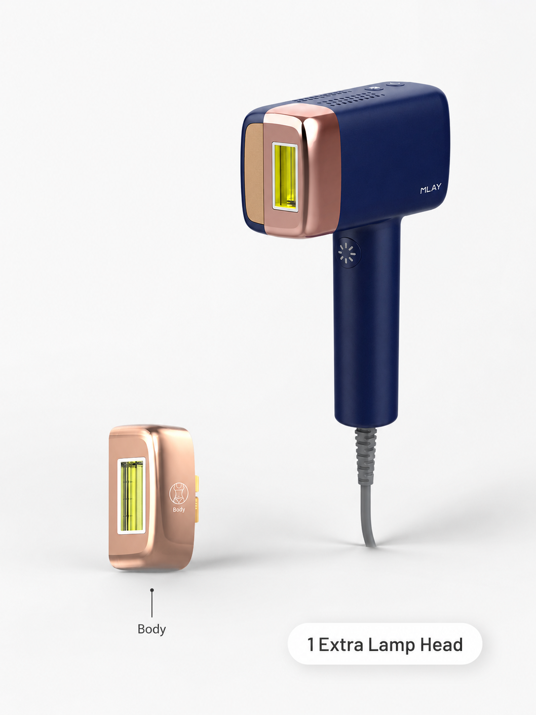 MLAY T14 Ice Cooling IPL Hair Removal Device | 17J High Energy, Painless At-Home Hair Remover