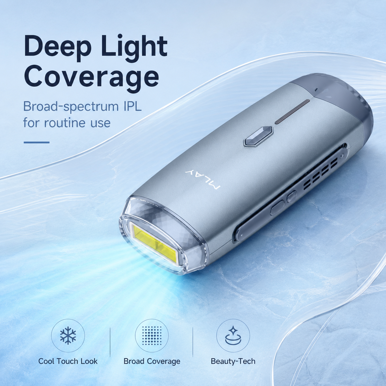 MLAY Ice Cooling IPL Hair Removal Device FDA & SFDA & CFDA medical certified 100% safe T18