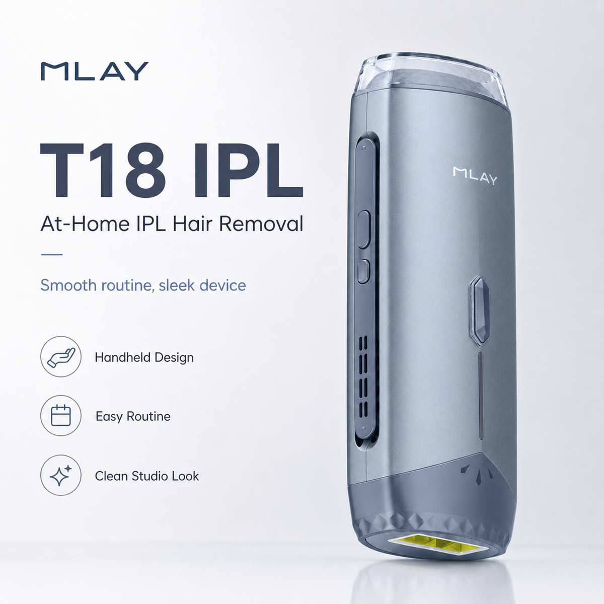 MLAY Ice Cooling IPL Hair Removal Device FDA & SFDA & CFDA medical certified 100% safe T18