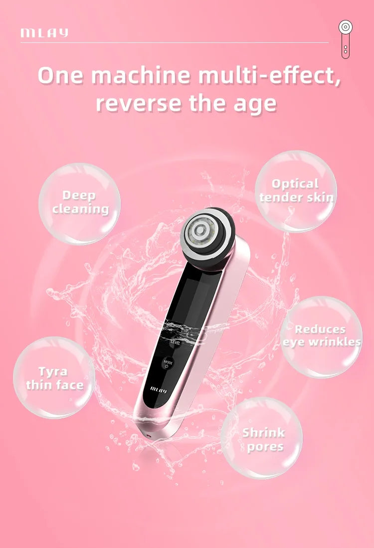 MLAY S3 Handheld RF Beauty Device - Wrinkle Remover, Face Lift & Skin Rejuvenation